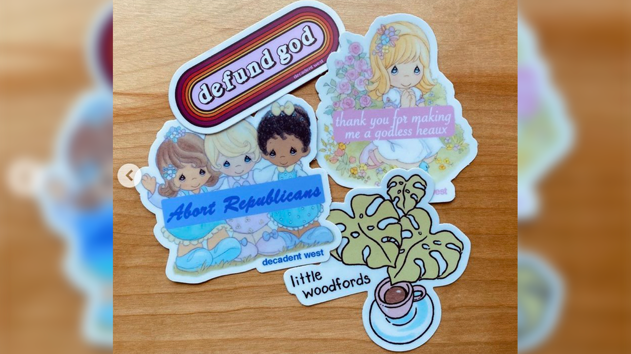 Left-wing City Council Member Sells Disturbing Stickers About 'Aborting' Republicans and Worse at Coffee Shop