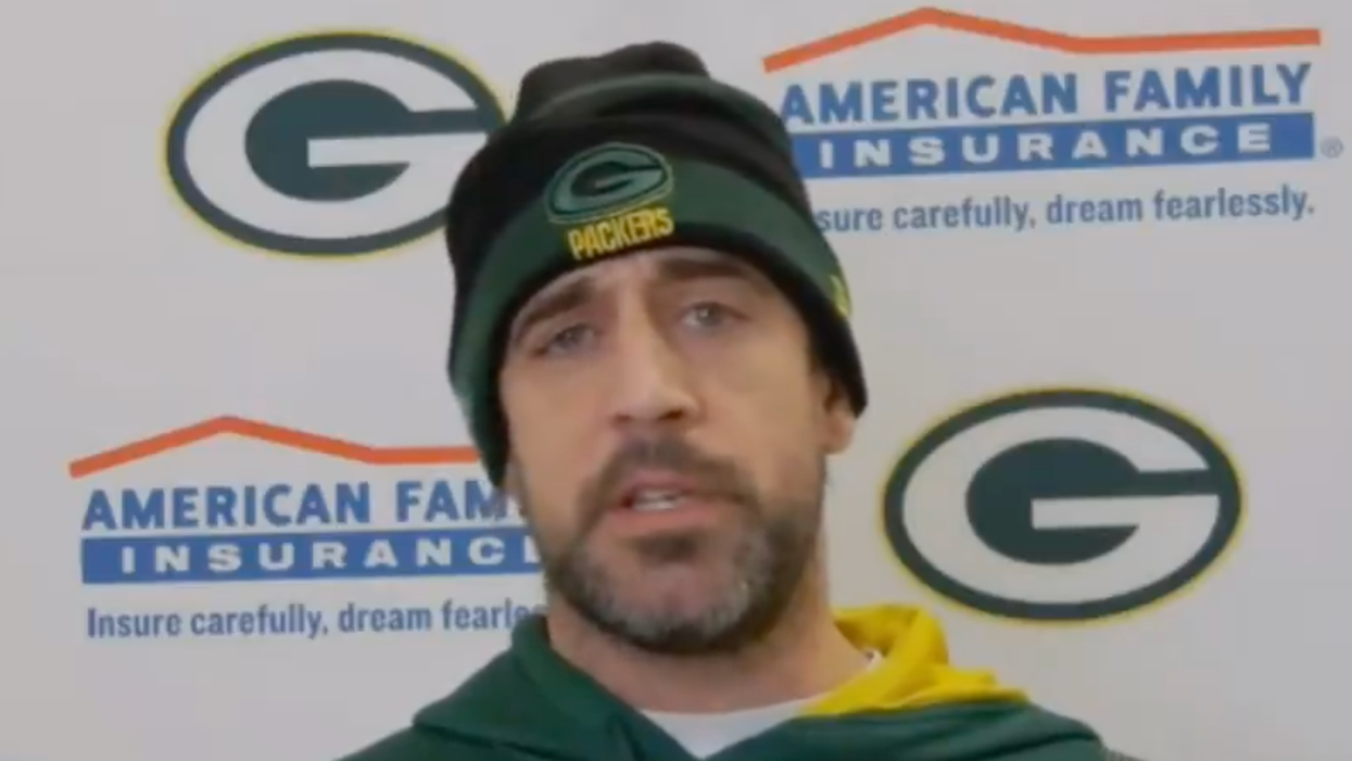 Aaron Rodgers Goes Off on Smug MVP Voting Reporter: 'It's Because I'm Not Vaccinated'