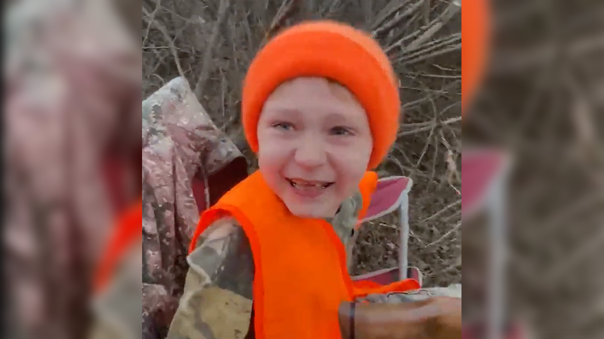 All this 6-year-old cancer survivor wanted was to go hunting with his dad, watch his emotion snagging his first buck