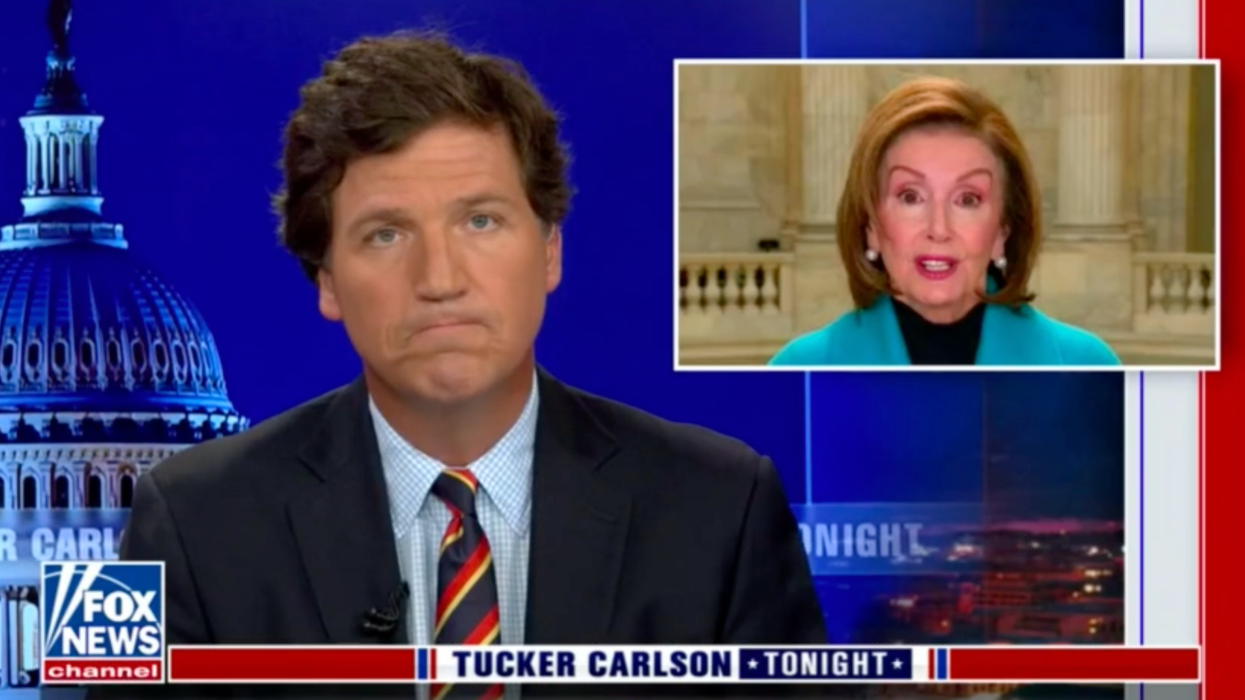 Tucker Carlson Draws Visual Comparison Between Nancy Pelosi and Michael Jackson That You Will Never Unsee