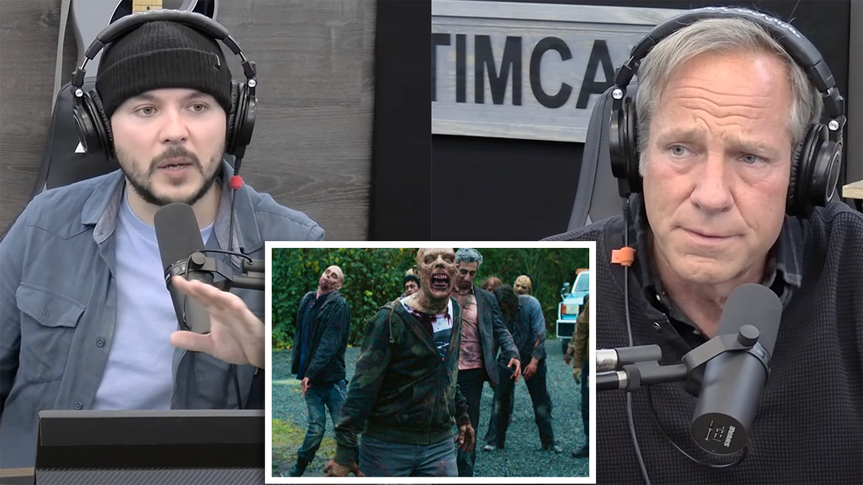 Watch: Mike Rowe, Tim Pool Answer Important Question: Could Liberals Survive a Zombie Apocalypse?