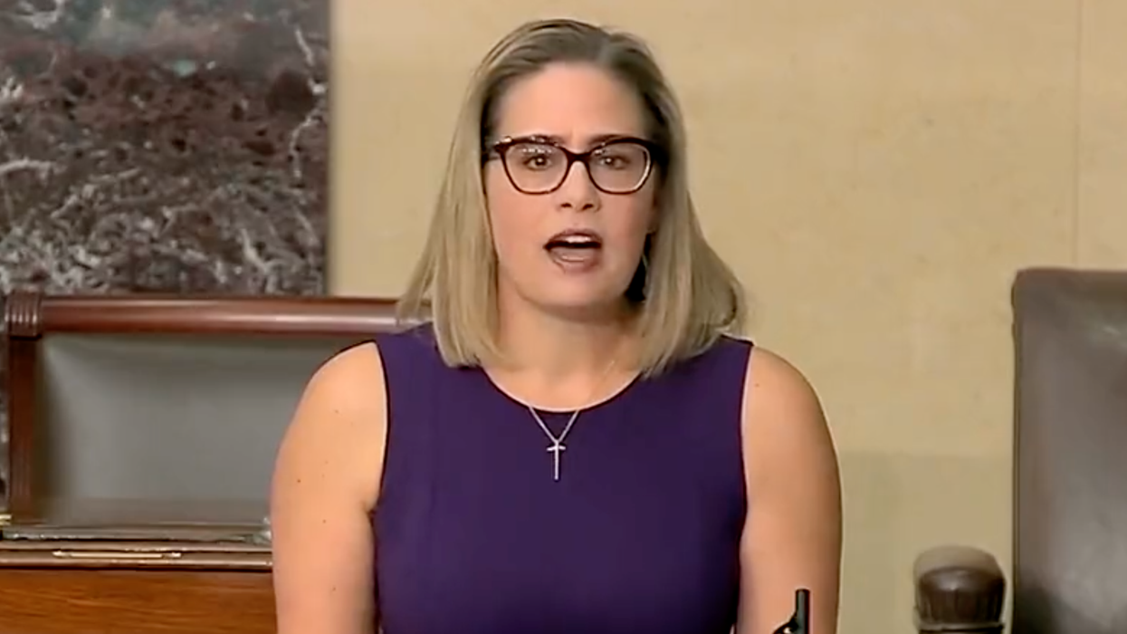 Liberals are in Full Meltdown After Sen. Krysten Sinema Spoke Out Against Gutting Filibuster Rules