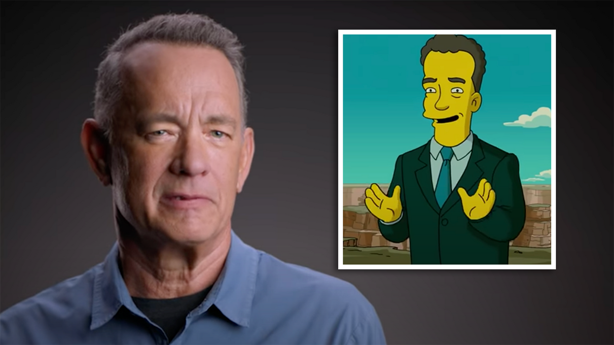 Joe Biden Steals from 'Simpsons,' Borrows Tom Hanks' 'Credibility' to Convince America Biden's Not Terrible