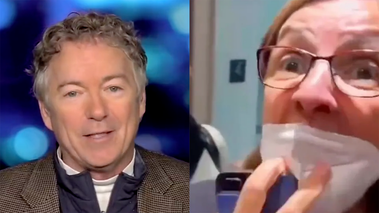 'Lady, You Are Crazy': Rand Paul Illustrates What to Do When Confronted by a 'Mask Karen'