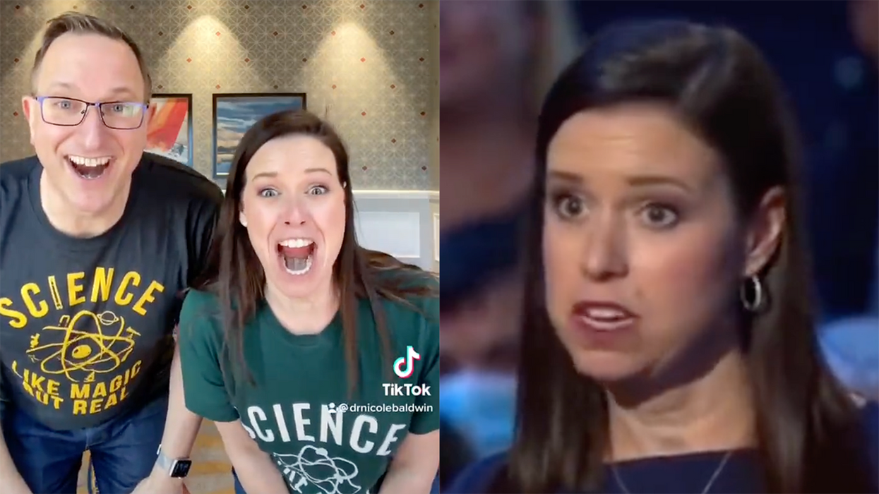 Alleged 'Republican' Doctor from CNN Town Hall Performs  Cringeworthy Cheer Routine Promoting the Kids Vax