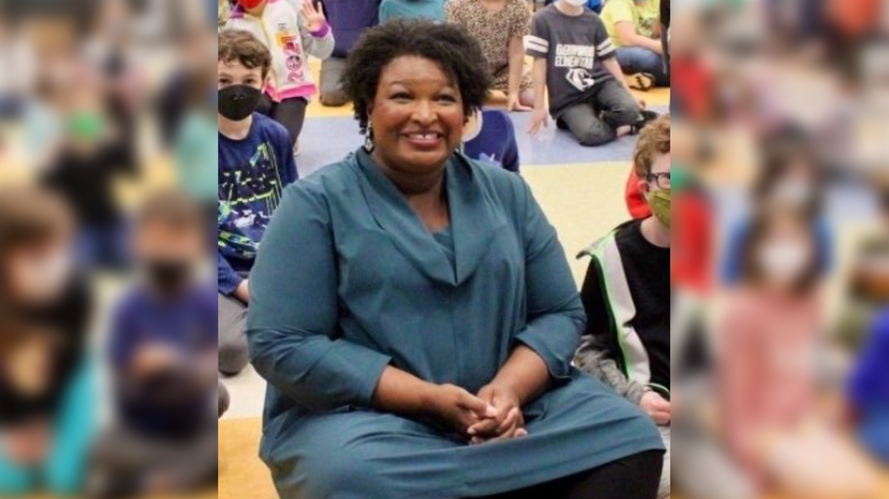 Stacey Abrams Lashes Out at Critics After Sharing Creepy Photo With Children