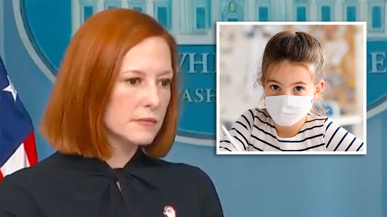 Jen Psaki Bombs: Triples Down on Biden's Love of Masking Your Children, Even as Dems Panic About Midterms