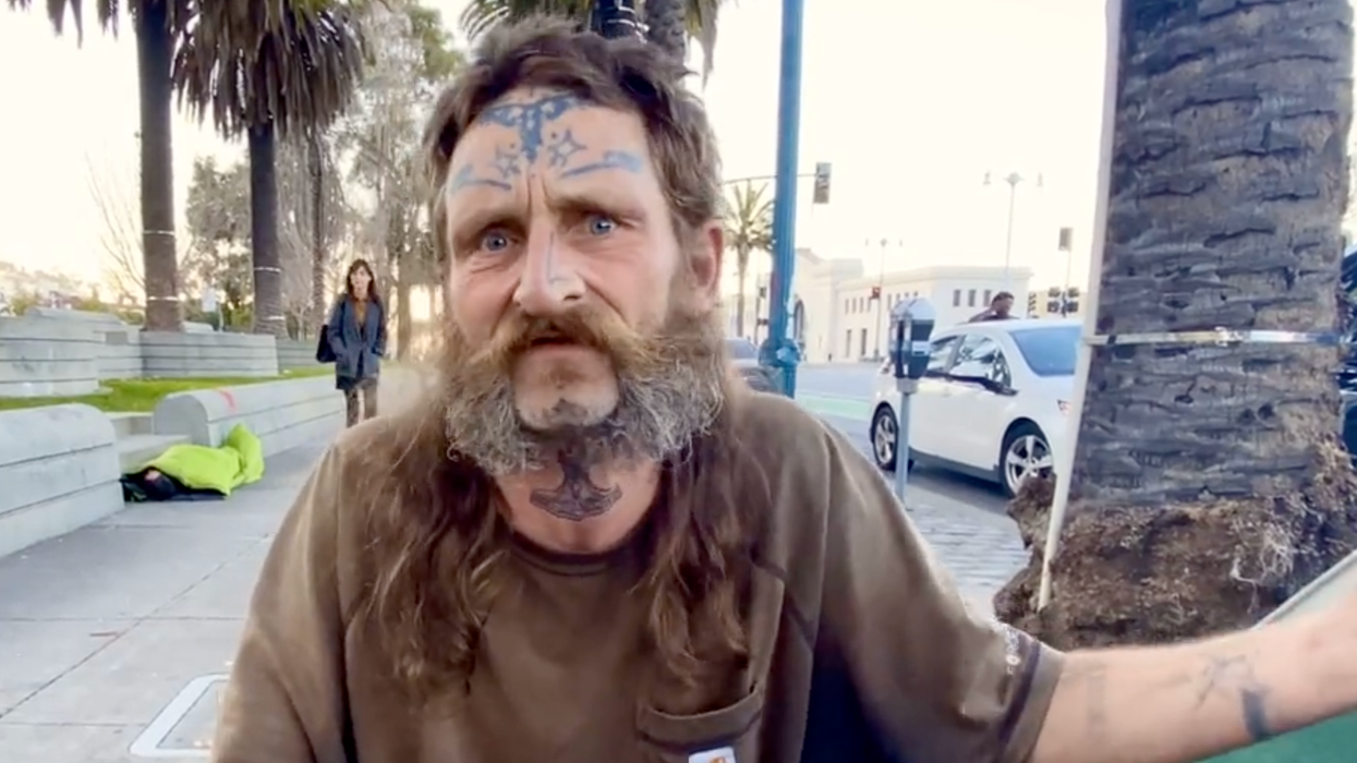 Watch: Homeless Guy moves to San Francisco and getting paid to be homeless manages to not be the worst thing he says
