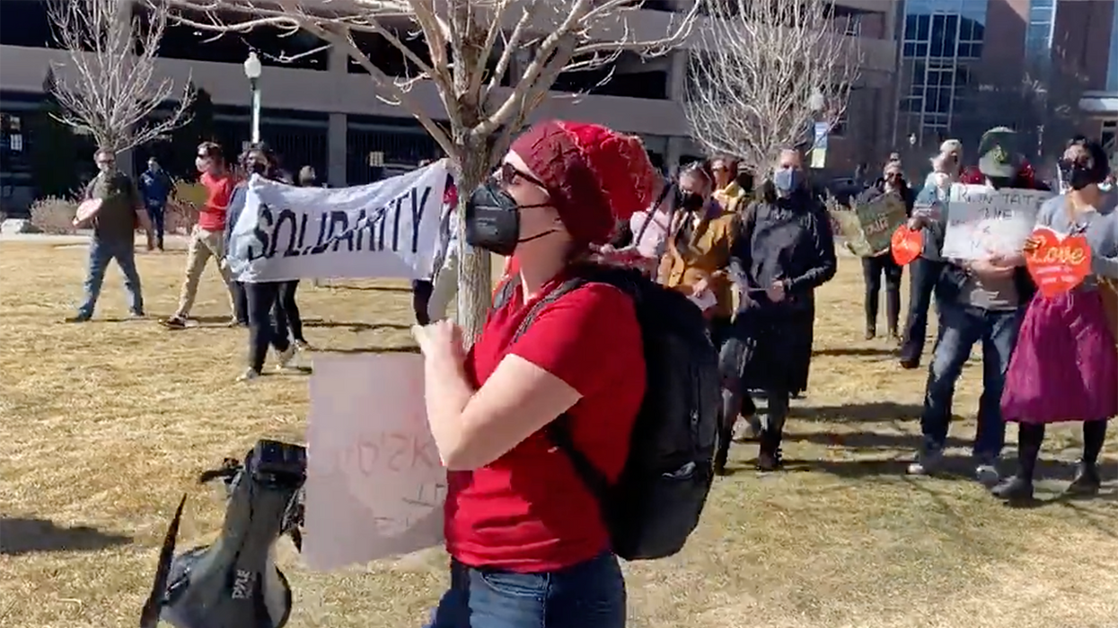 Watch: Wacky College Students March Like Zombies, Demand School Reinstate Mask Mandate