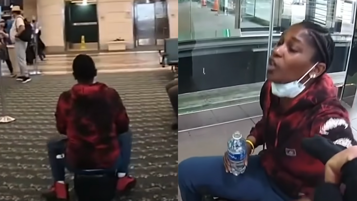 Watch: Cop Chases Drunk Woman Riding Motorized Luggage Through Airport, Ending With Her Pooping in Police Car