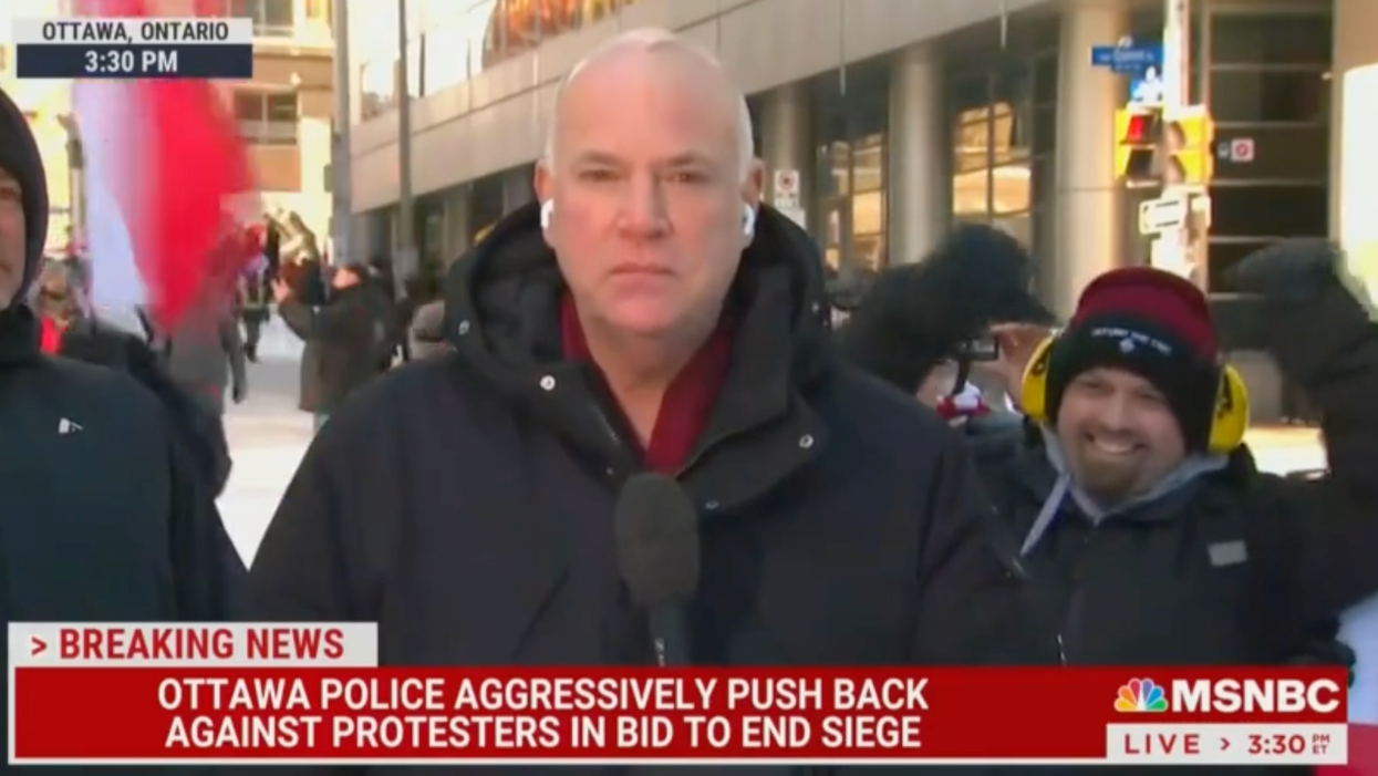 Watch: Freedom Convoy Protesters Sabotage MSNBC Live Hit Attempting to Label Peaceful Protest a 'Seige'