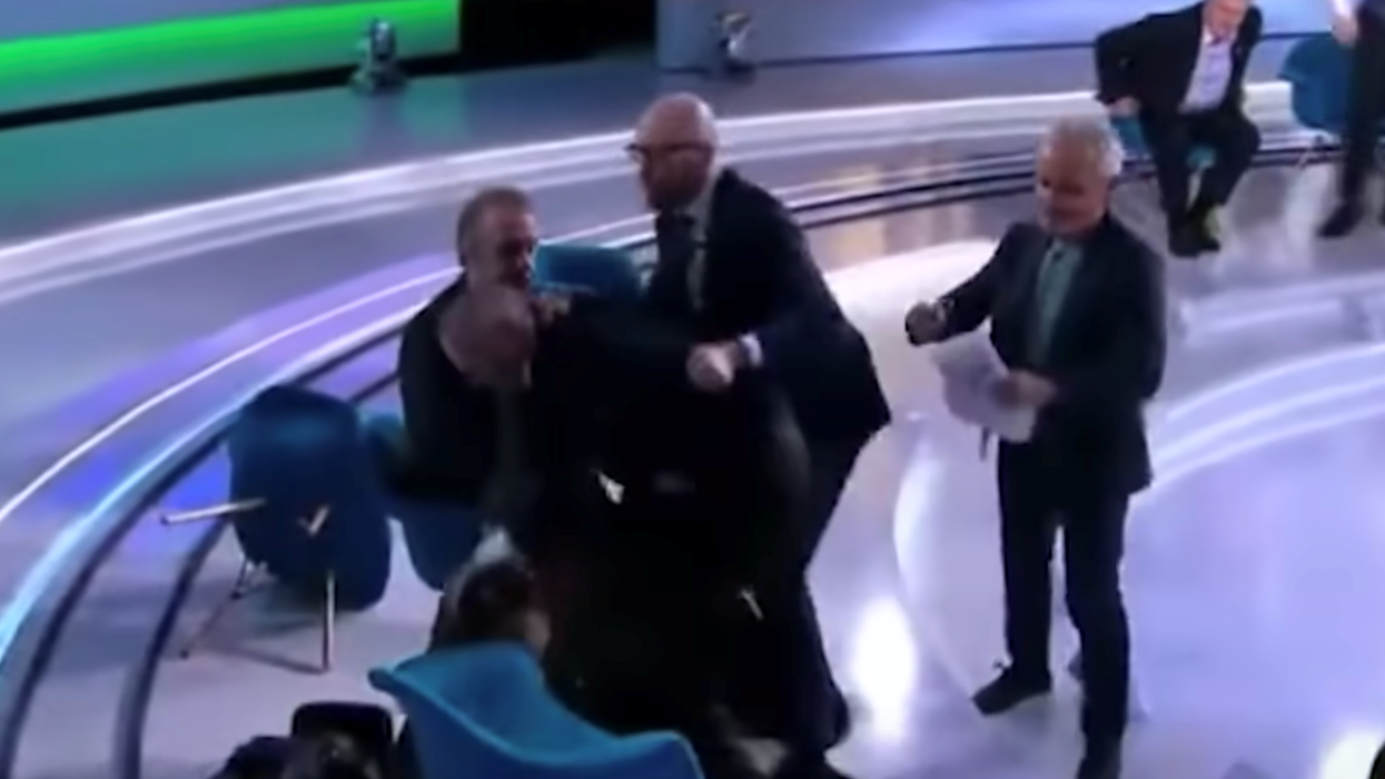 Watch: Ukrainian Journalist Gets Into Pier Six Brawl With Elected Official Over Russia Invasion
