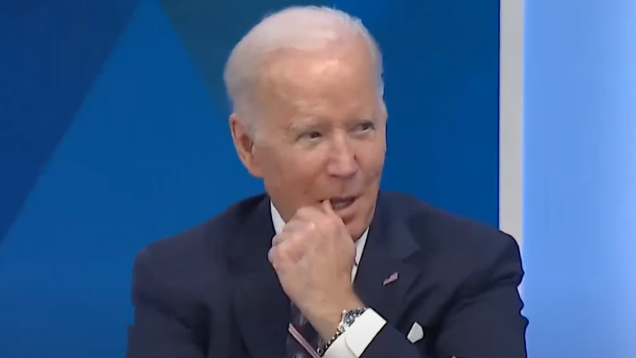 Watch: Joe Biden Won't Answer If He 'Underestimated' Putin, Sticks His Finger in His Mouth Instead