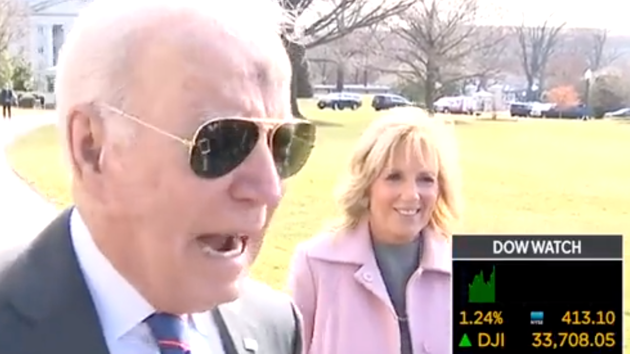 Watch: Jill Biden Tries Saving Joe Biden From Abortion Question, Doesn't Quite Make It in Time