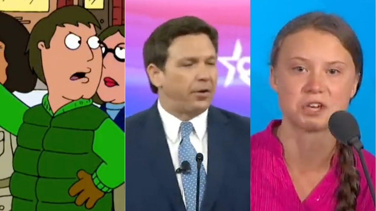 Ron DeSantis Triples Down With Badass Video Exposing 'Mask Theatre,' Throws in Clips of Greta, 'Family Guy'