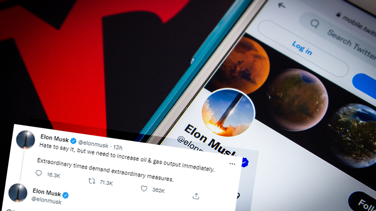 Elon Musk Says Domestic Oil Production Must Increase: ‘Extraordinary Times Demand Extraordinary Measures’