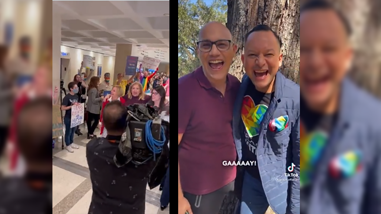 Elected Officials Chant ‘Gay, Gay, Gay’ to Protest Florida Parental Rights Bill That Doesn't Say 'Gay'
