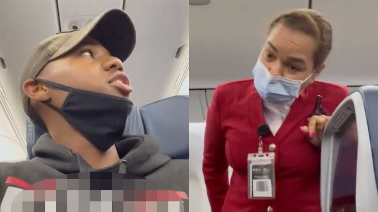 Watch: Delta Throws Black Man Off Flight Over Anti-Biden Sweatshirt, Threatens Him With No-Fly List
