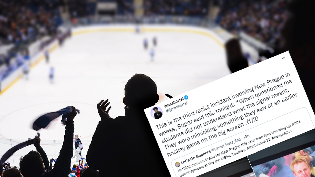 School Blasted After Kids Make Alleged 'White Power’ Hand Gesture at a Hockey Game. SPOILER: They Didn't