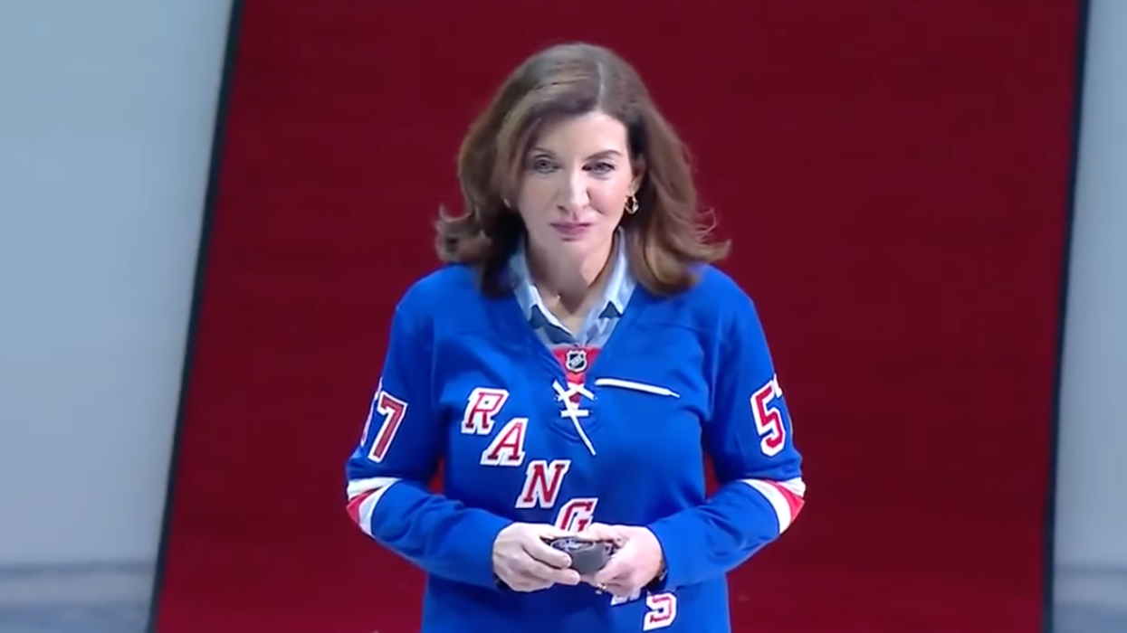 Watch: NY Governor Gets Booed Out of Arena During Cheap Publicity Stunt Before Hockey Game