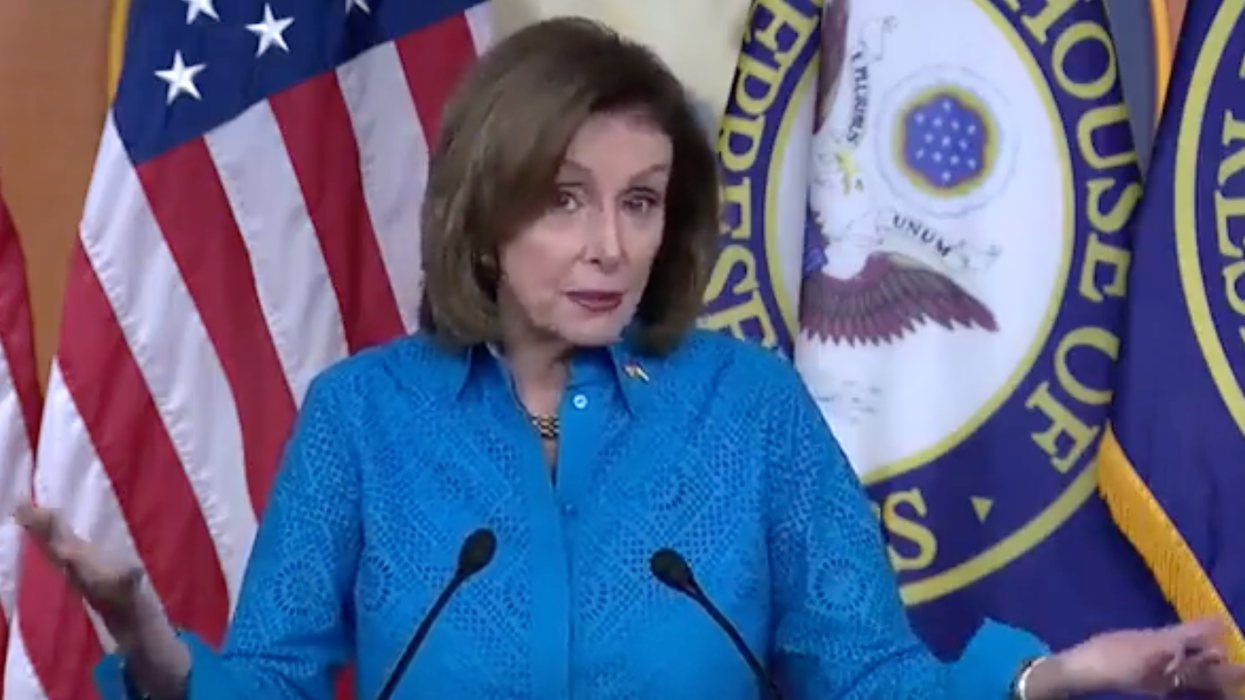 Watch: Nancy Pelosi Begs Reporters to Watch Her Recite Poem U2's Bono Wrote About Ukraine