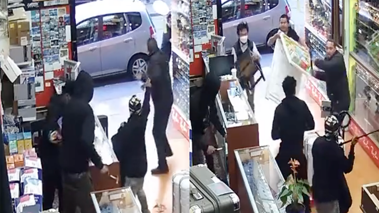 Store Owner Becomes Batman, Fights Off Punks With Baseball Bat During Another Smash and Grab