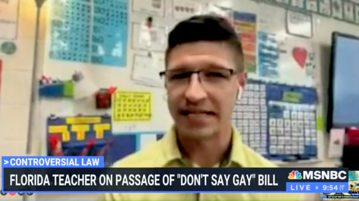 Clueless Teacher Proves Ron DeSantis Right, Complains He Can't Talk About Love Life to Kindergarten Class