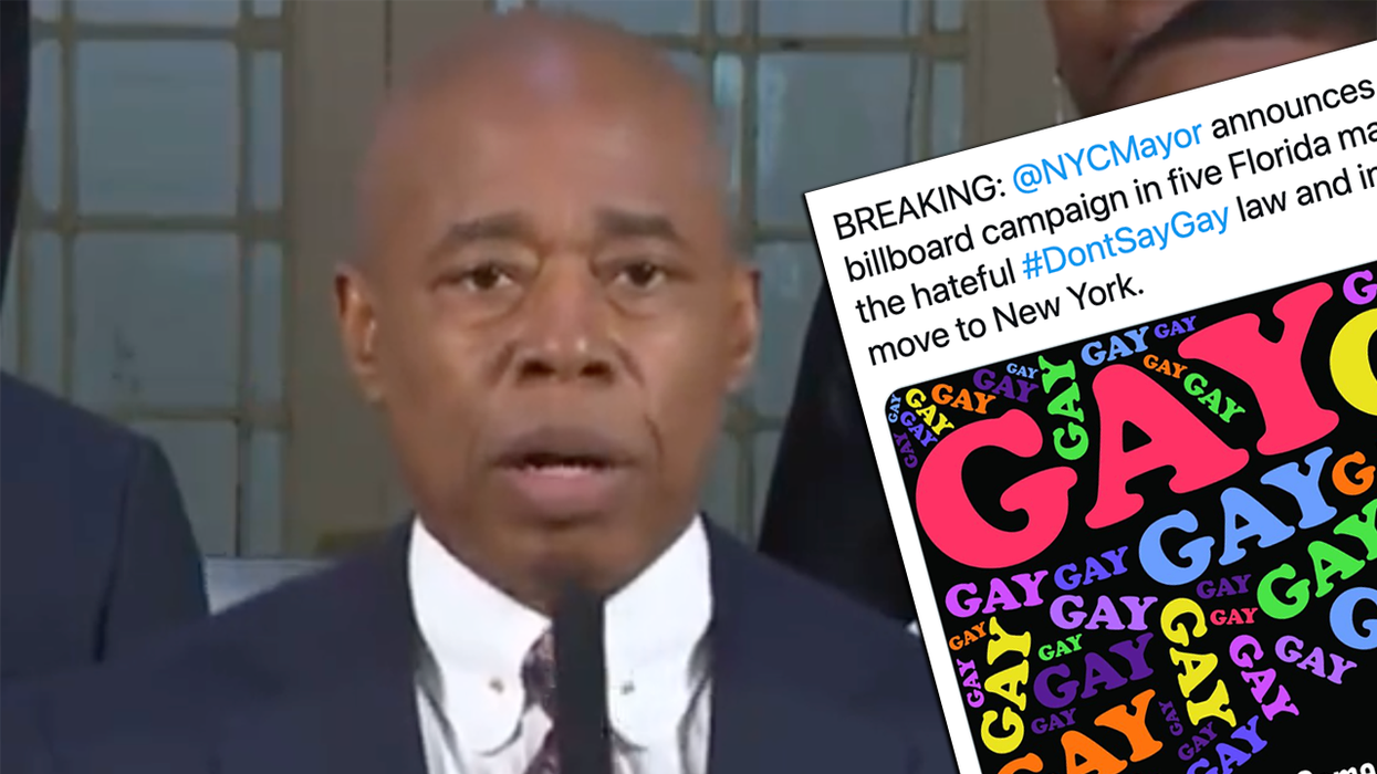 Mayor Launches Campaign Inviting LGBTQ People to Leave Florida for the Crime and COVID Mandates of NYC