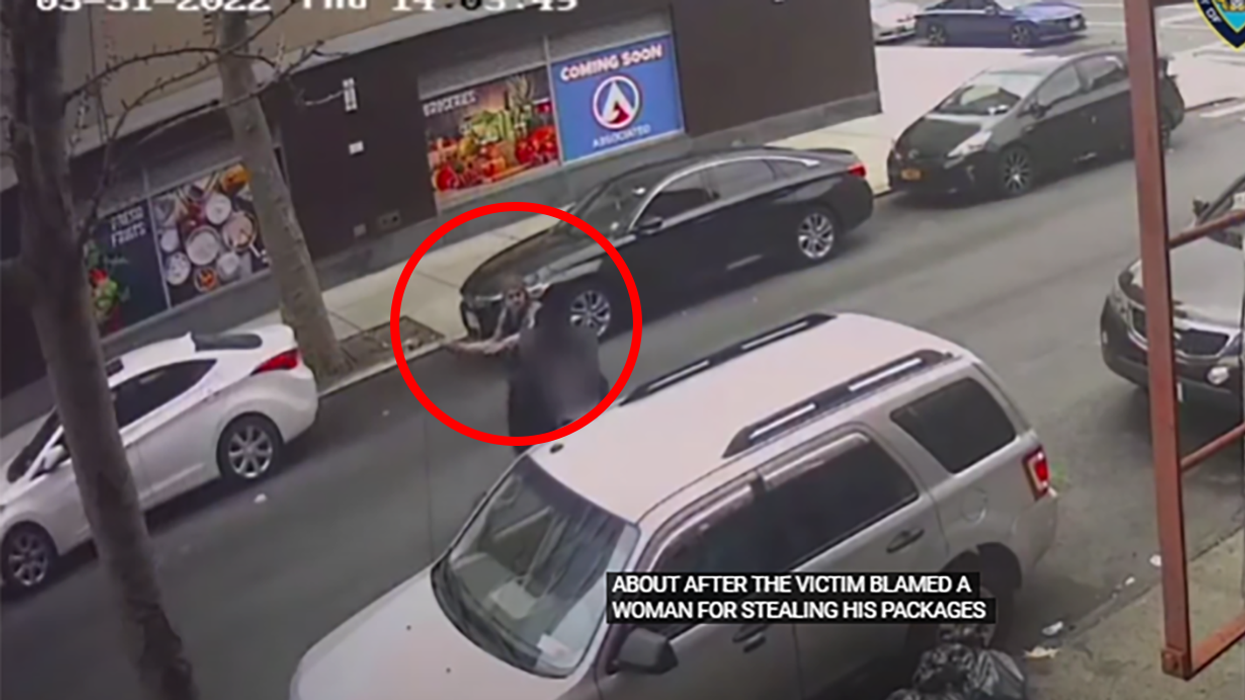 New York Woman Brazenly Beats Elderly Man With a Brick in Broad Daylight