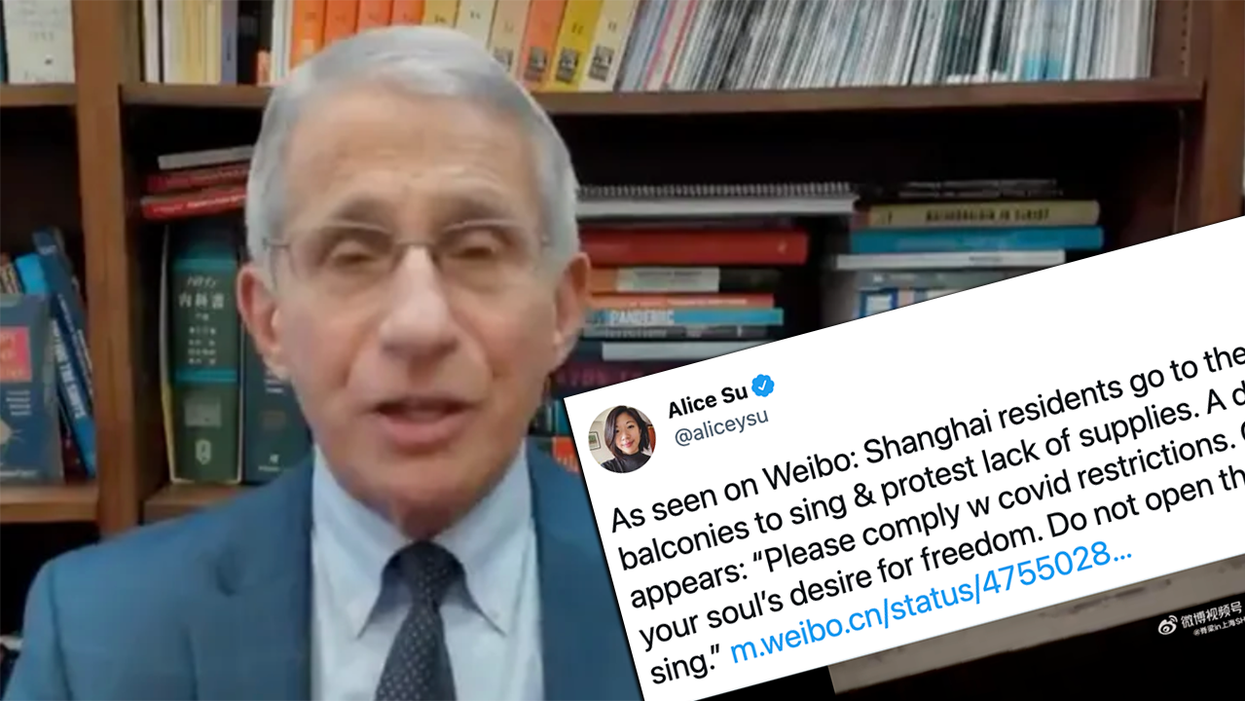 China Tells Residents 'Control Soul’s Desire for Freedom,' Here Are 3 Times Anthony Fauci Said Similar