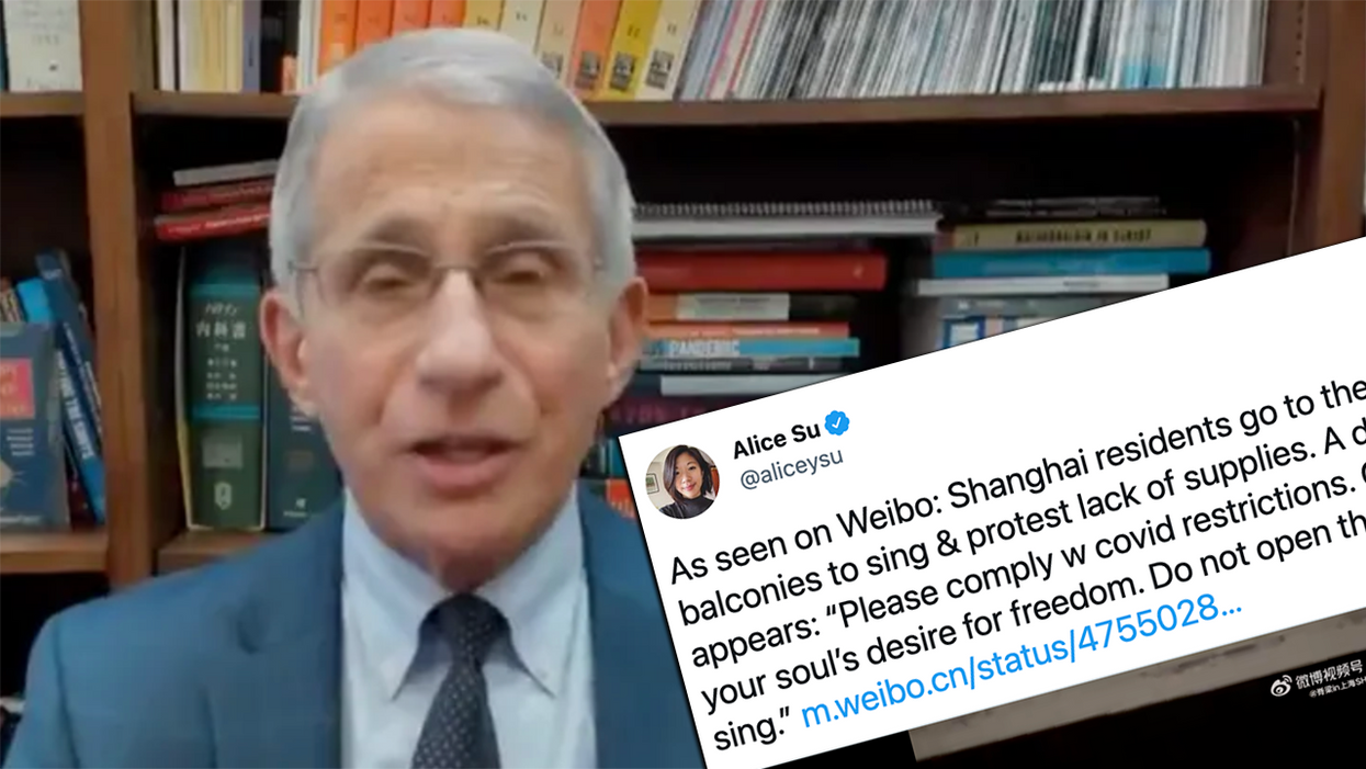 China Tells Residents 'Control Soul’s Desire for Freedom,' Here Are 3 Times Anthony Fauci Said Similar