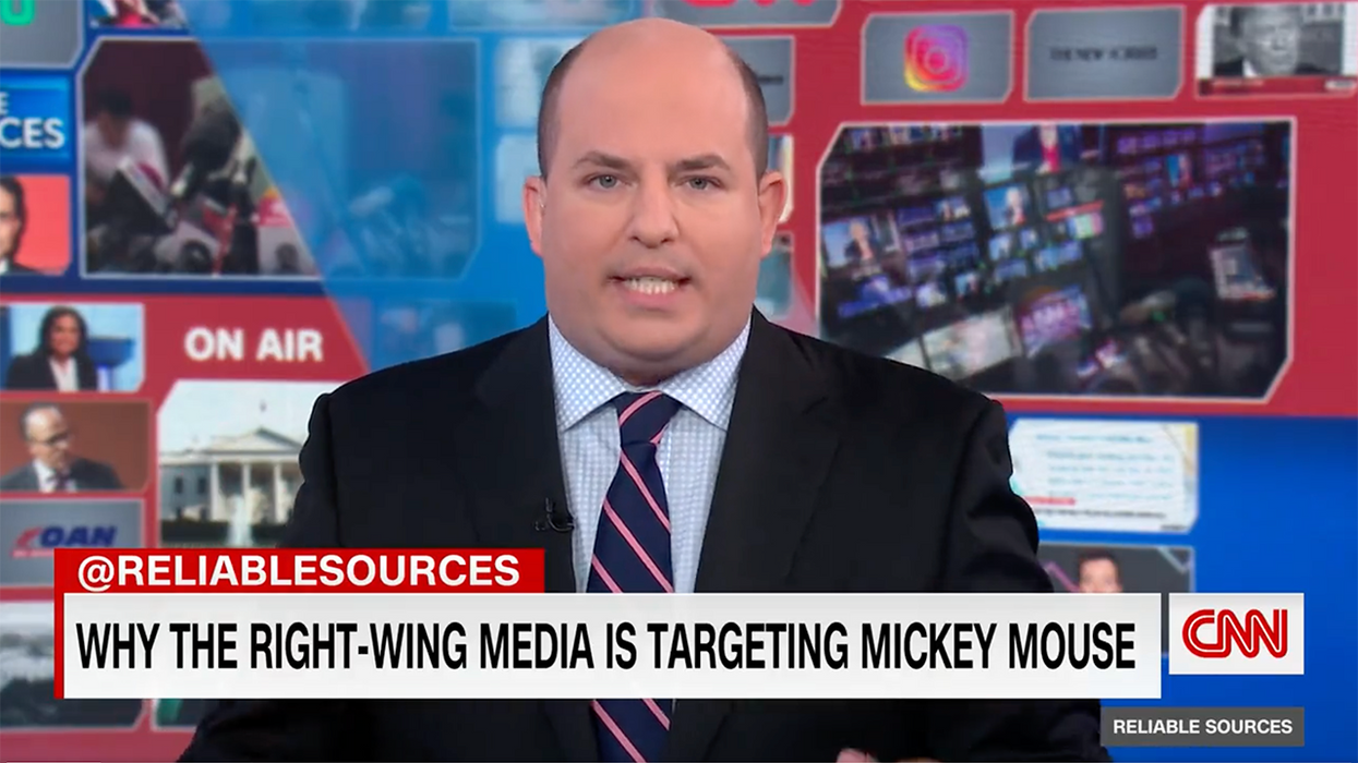 CNN's Brian Stelter Defends Disney, Groomers From Those Mean Conservatives