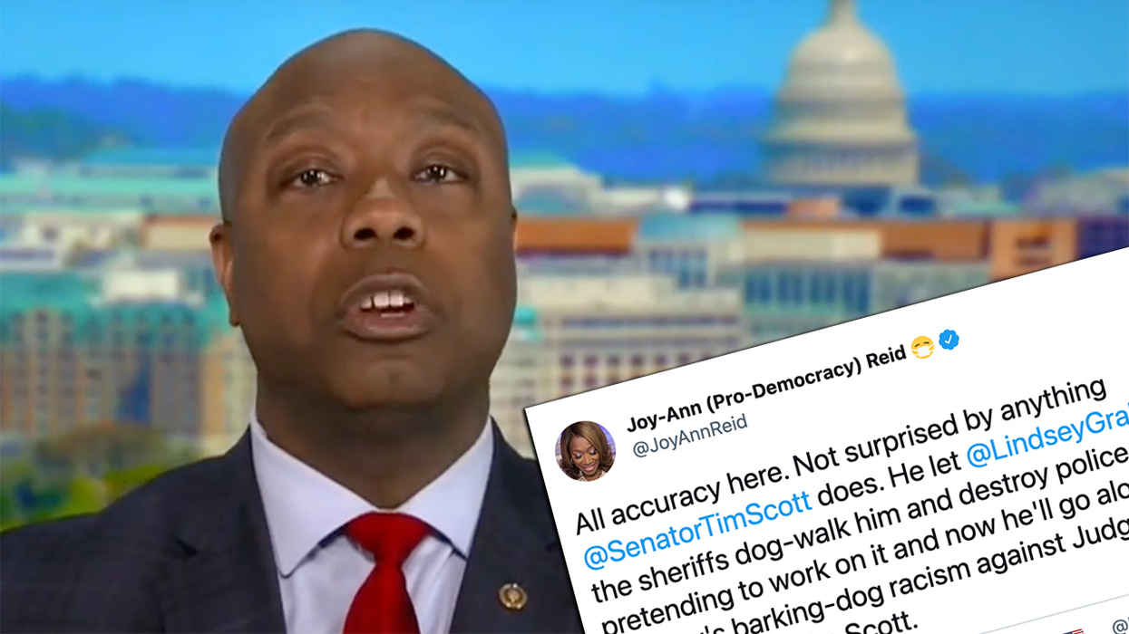 Sen. Tim Scott Hits Back at Joy Reid's Racist Attack Against Him for Voting Against Ketanji Brown Jackson