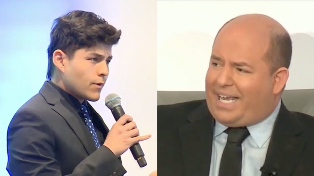 Brian Stelter Gets Torched By College Student Who Lists Off All the 'Fake News' Promoted By CNN