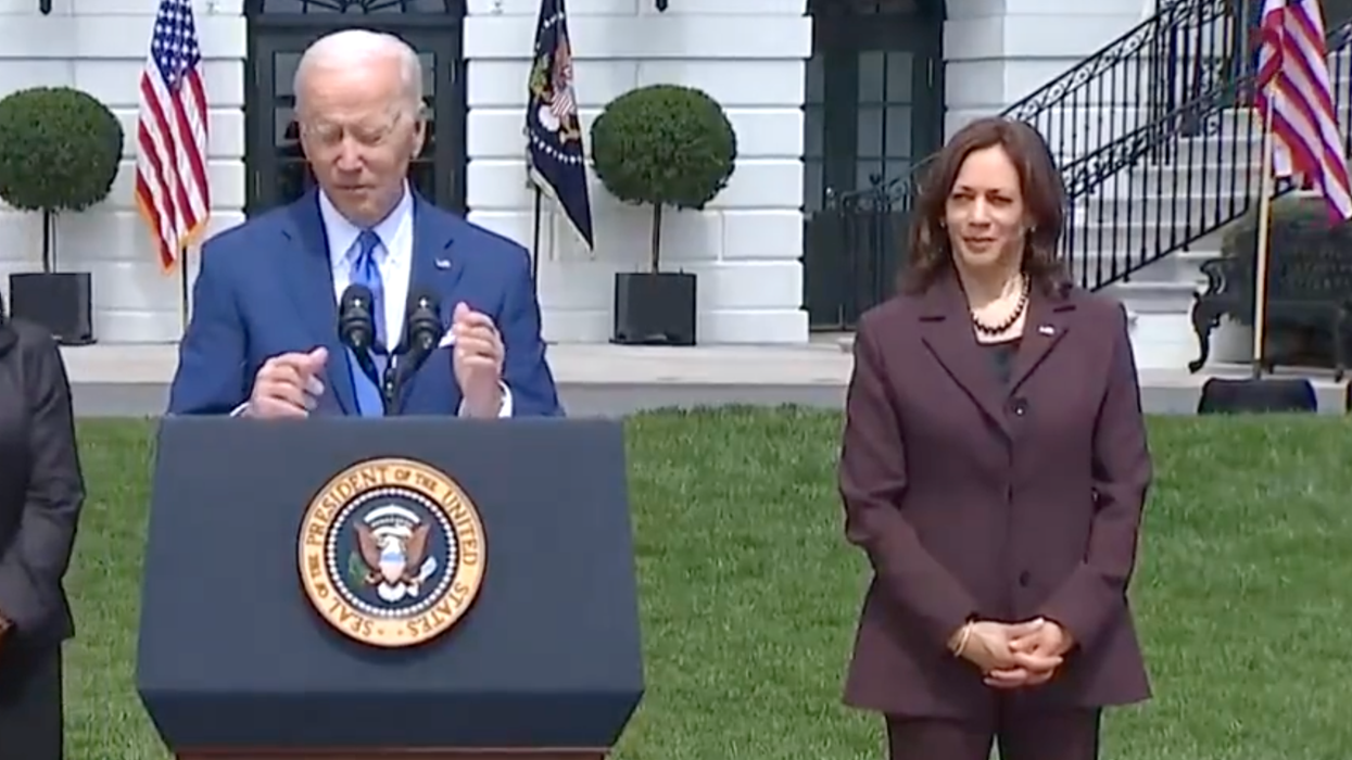 Biden's Brain Malfunctions, Does Unfortunate Porky Pig Impersonation That Even Kamala Harris Shades Him For