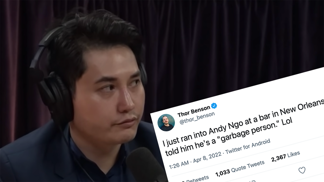 Blue Checkmark Brags About Harassing Asian Man at a Bar Thinking It Was Andy Ngo (It Wasn't)