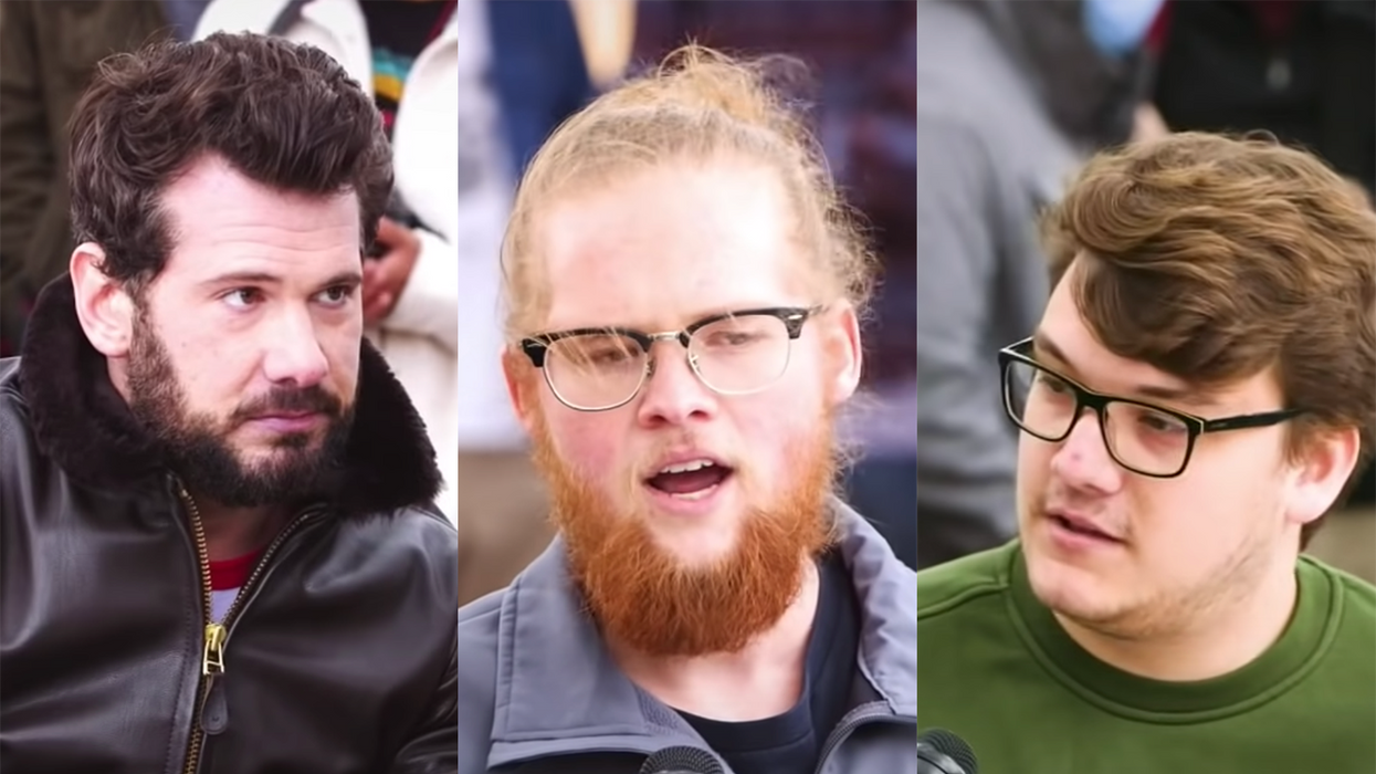 'White Male,' 'F***ing Idiot' Debate Crowder About Biological Males Competing in Women’s Sports (Change My Mind)