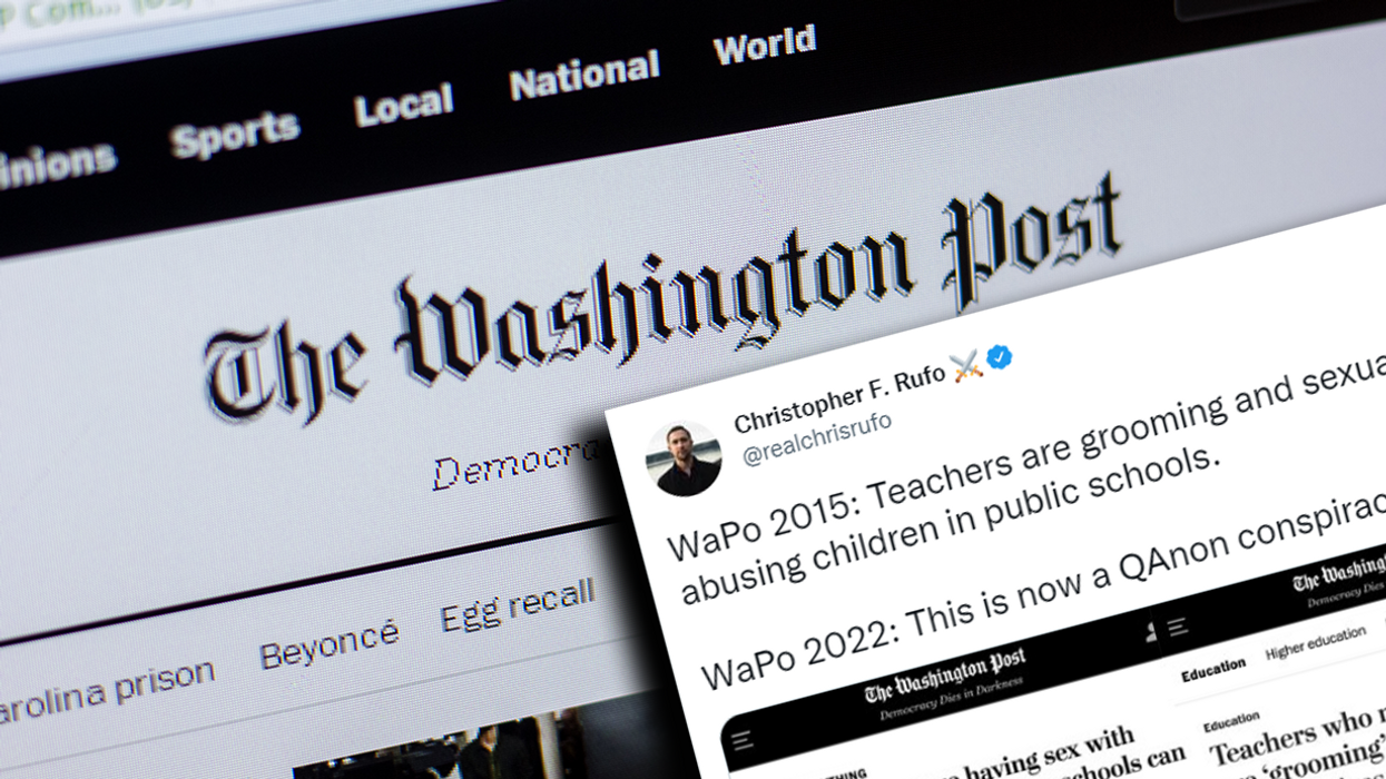 WaPo Reported Grooming in Schools Was a Problem in 2015, Yet Claims Right-Wing Conspiracy Now