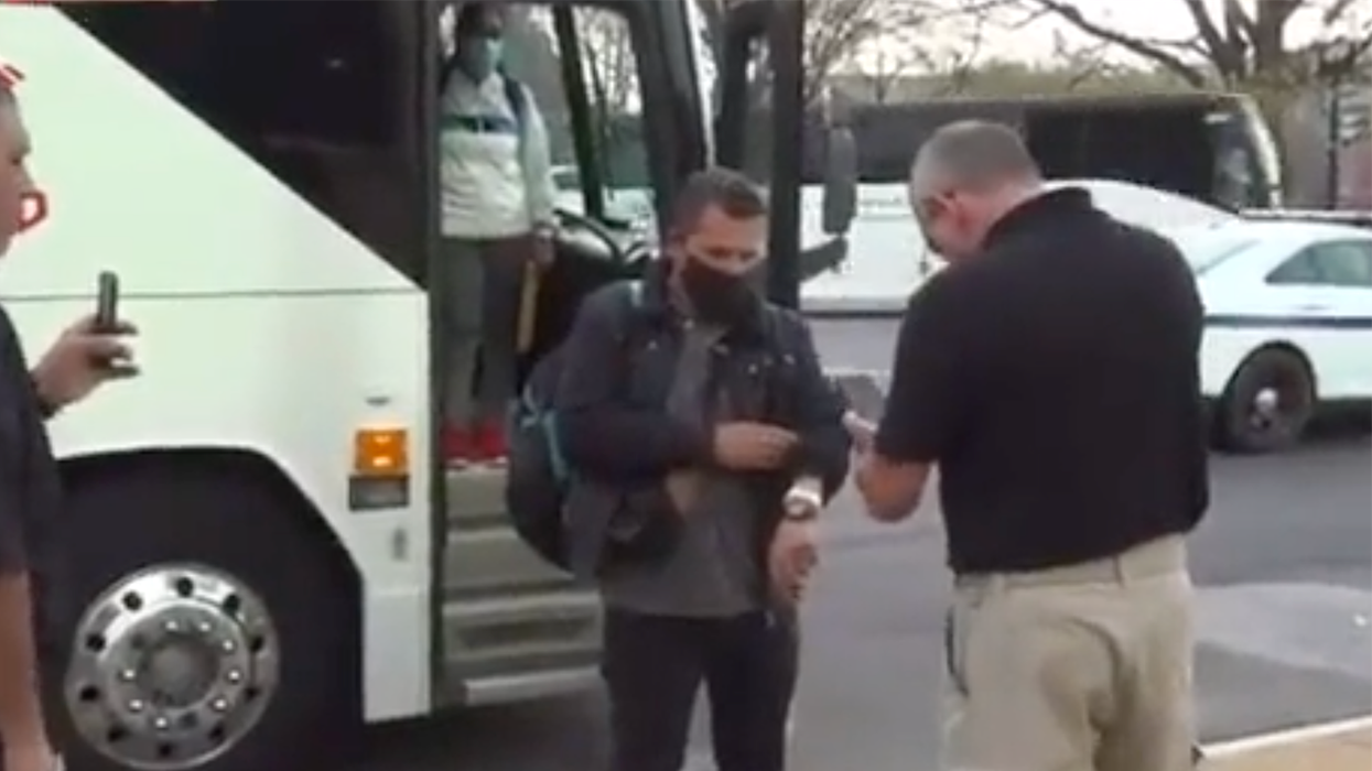 Texas Governor Follows Through, First Bus Drops Off Illegal Migrants Down the Block from the White House