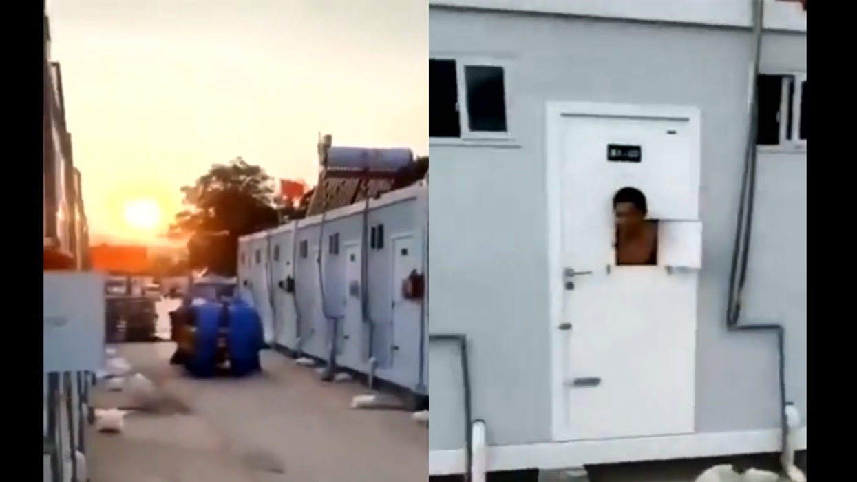 Footage From Chinese Quarantine Camp Is Something Out of a Horror Movie