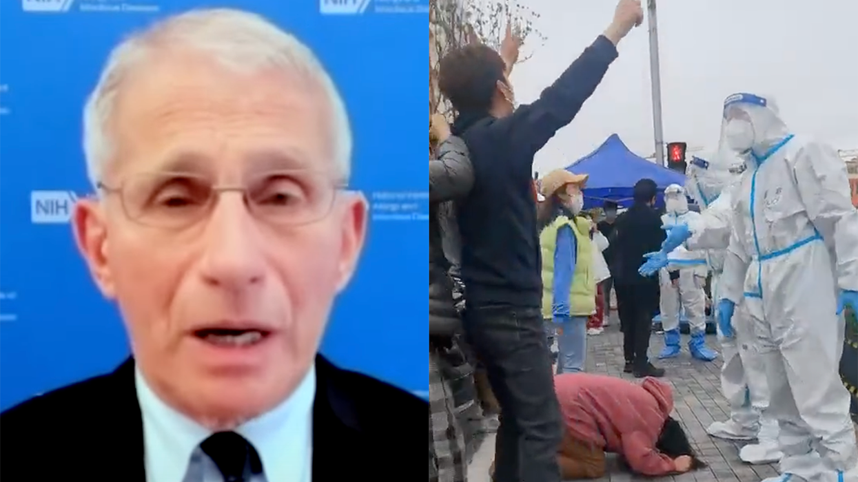 Fauci's Back: Claims They'd Never Get Away With What China's Doing, But Supports Lockdowns to Force Vaccines