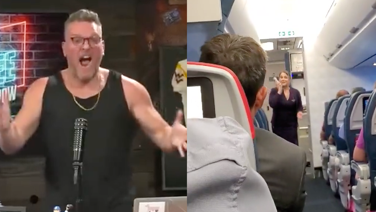 Pat McAfee, Tearful Flight Attendant Tie for Best Response to Judge Ending Joe Biden's Airline Mask Mandate