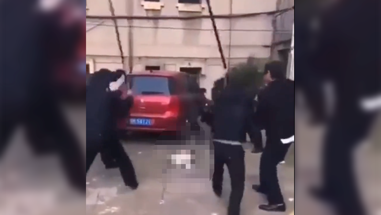 Graphic Video Shows Chinese Authorities Brutally Beating a Defenseless Puppy in the Name of 'Public Health'