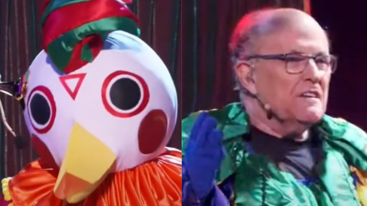 Rudy Giuliani Finally Revealed as 'Masked Singer,' Sings 'Bad to the Bone' as Liberal Judge Storms Off