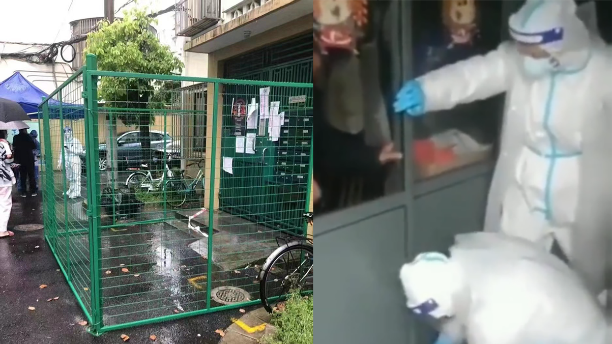 Pay Attention, America: Shanghai Fencing In People’s Homes to Prevent Them Breaking Lockdown