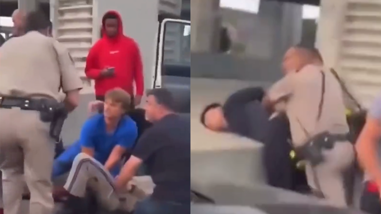 Highway Officer Shot, Heroic Bystanders Swarm the Scene to Subdue Assailant and Aide the Officer