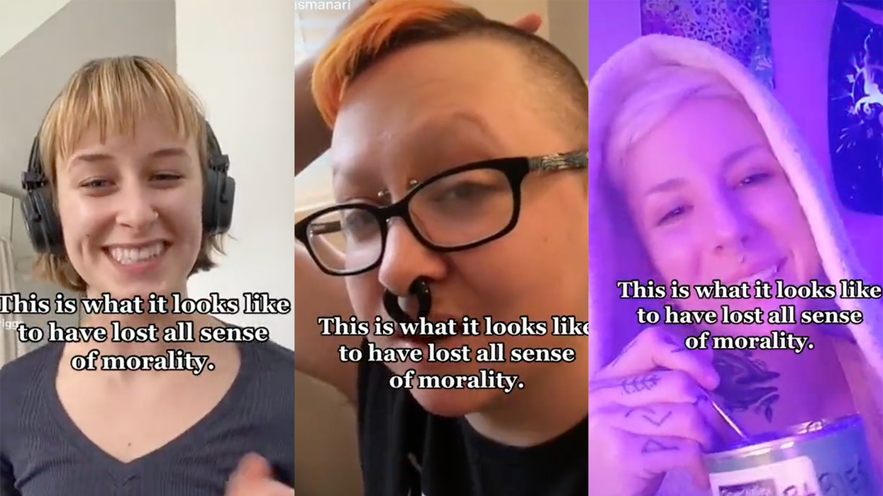 Viral Video Illustrates How Extreme Pro-Abortion Leftists Have Gone, One Eats 'Babies' Out of a Can