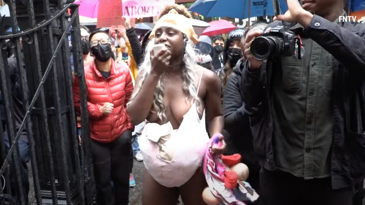 Classy Pro-Abortion Protesters Swarm Catholic Church: 'If God Murdered His Son, Why Can’t I?'