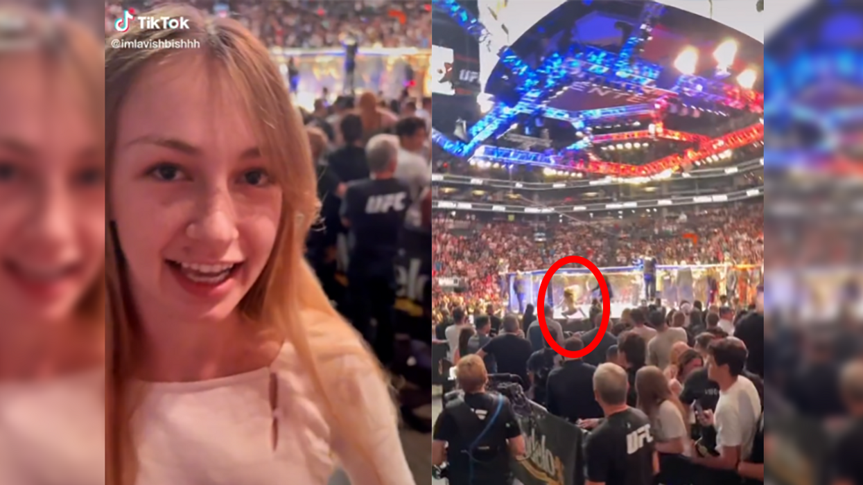 Watch as Woman Discovers the Hard Way Why Rushing the UFC Cage is a Bad Idea