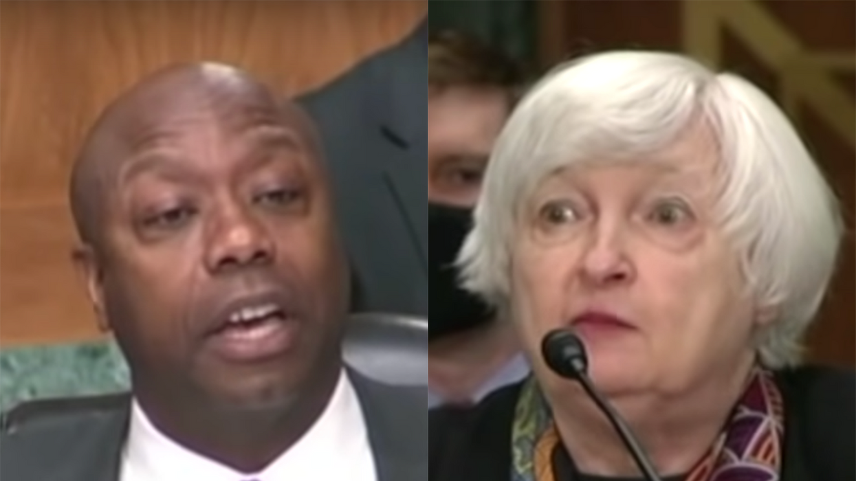 Janet Yellen Attempts to 'Whitesplain' Importance of Black Abortions to Sen. Tim Scott, and He's Not Amused
